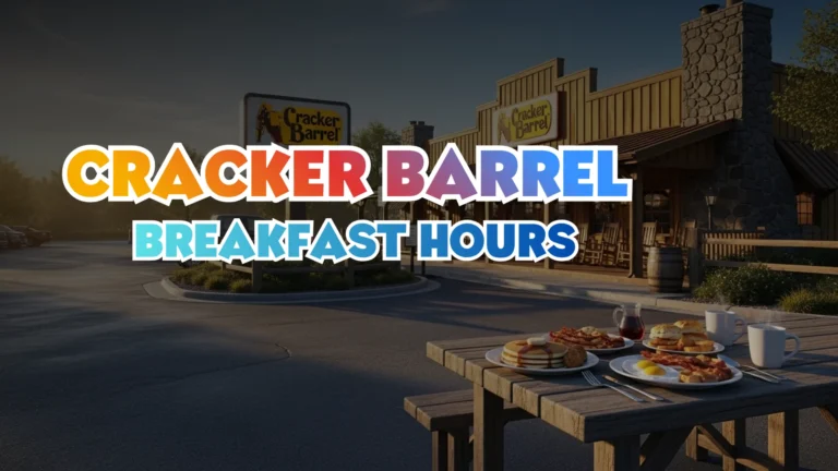 Cracker Barrel Breakfast Hours