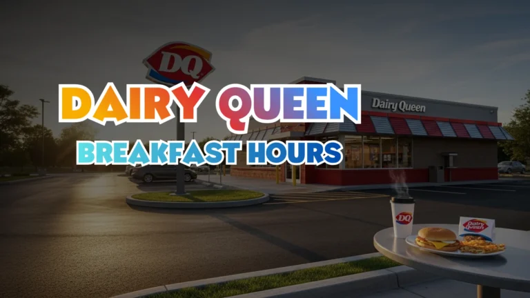 Dairy Queen Breakfast Hours