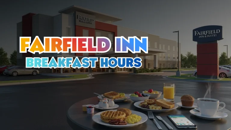 Fairfield Inn Breakfast Hours