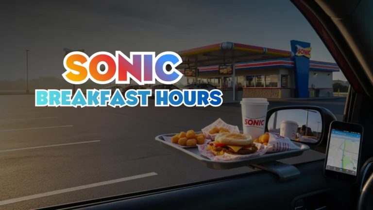 Sonic Breakfast Hours