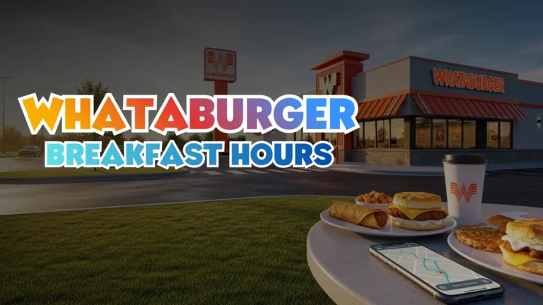 Whataburger Breakfast Hours