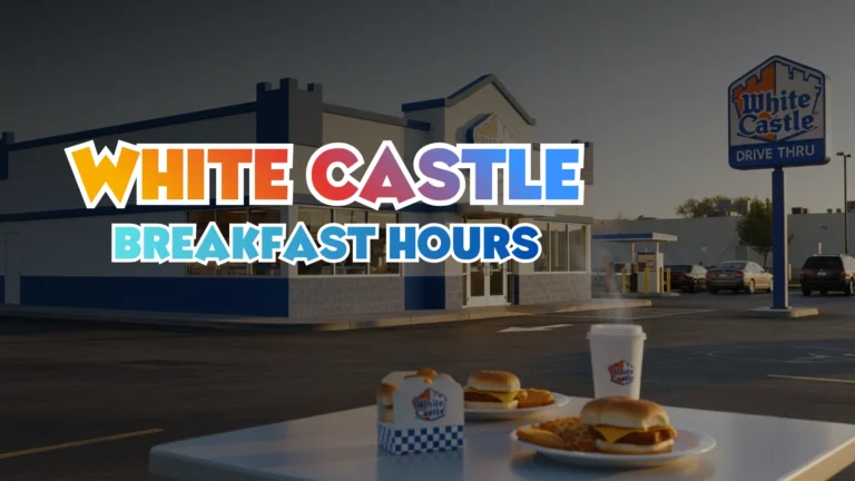 White Castle Breakfast Hours